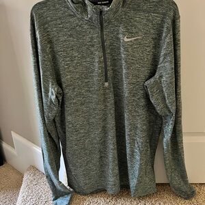 Men's Green Medium Nike Running Quarter Zip Shirt/Jacket